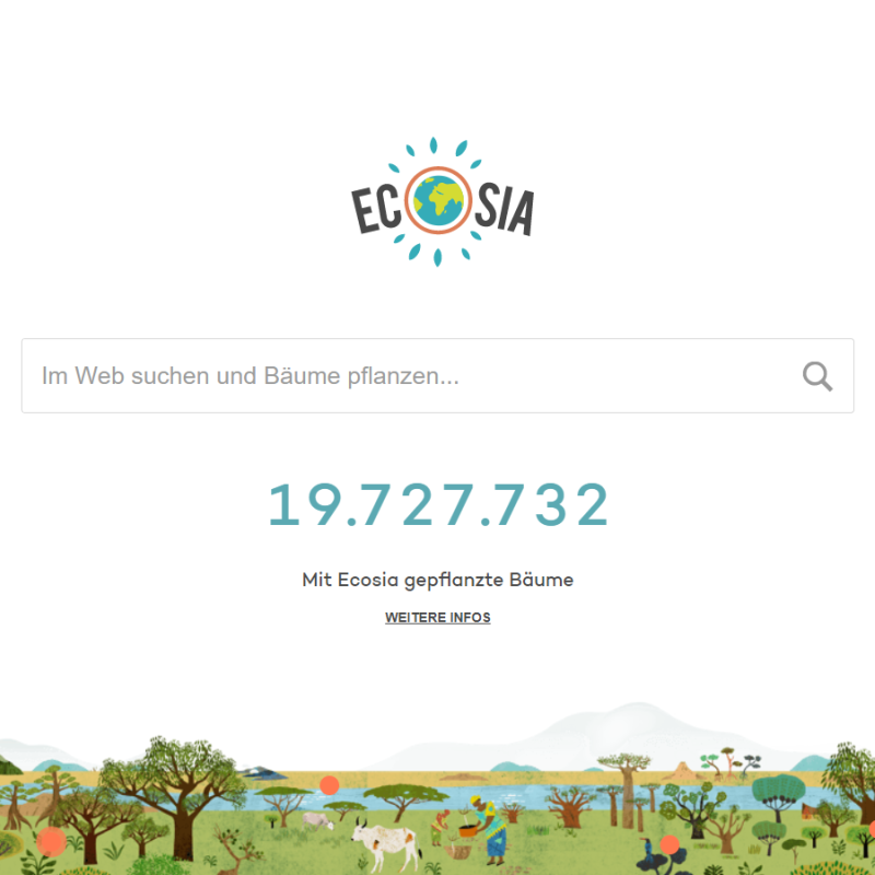 Website Ecosia